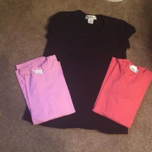 Set of 3 Short sleeve maternity shirts
